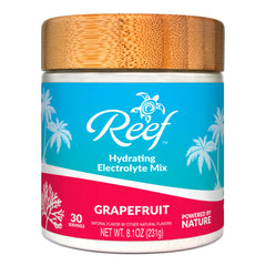 Reef Replenish bottle front view showing refreshing hydration for daily use.