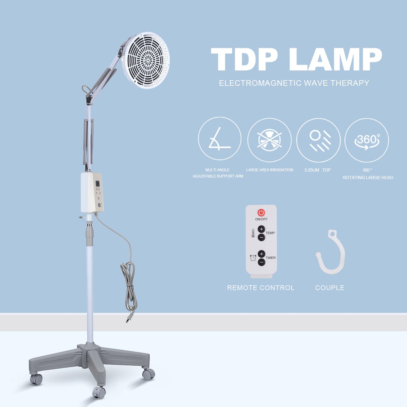 REEHUT 260W TDP lamp infrared warmth reaches deeper tissues.