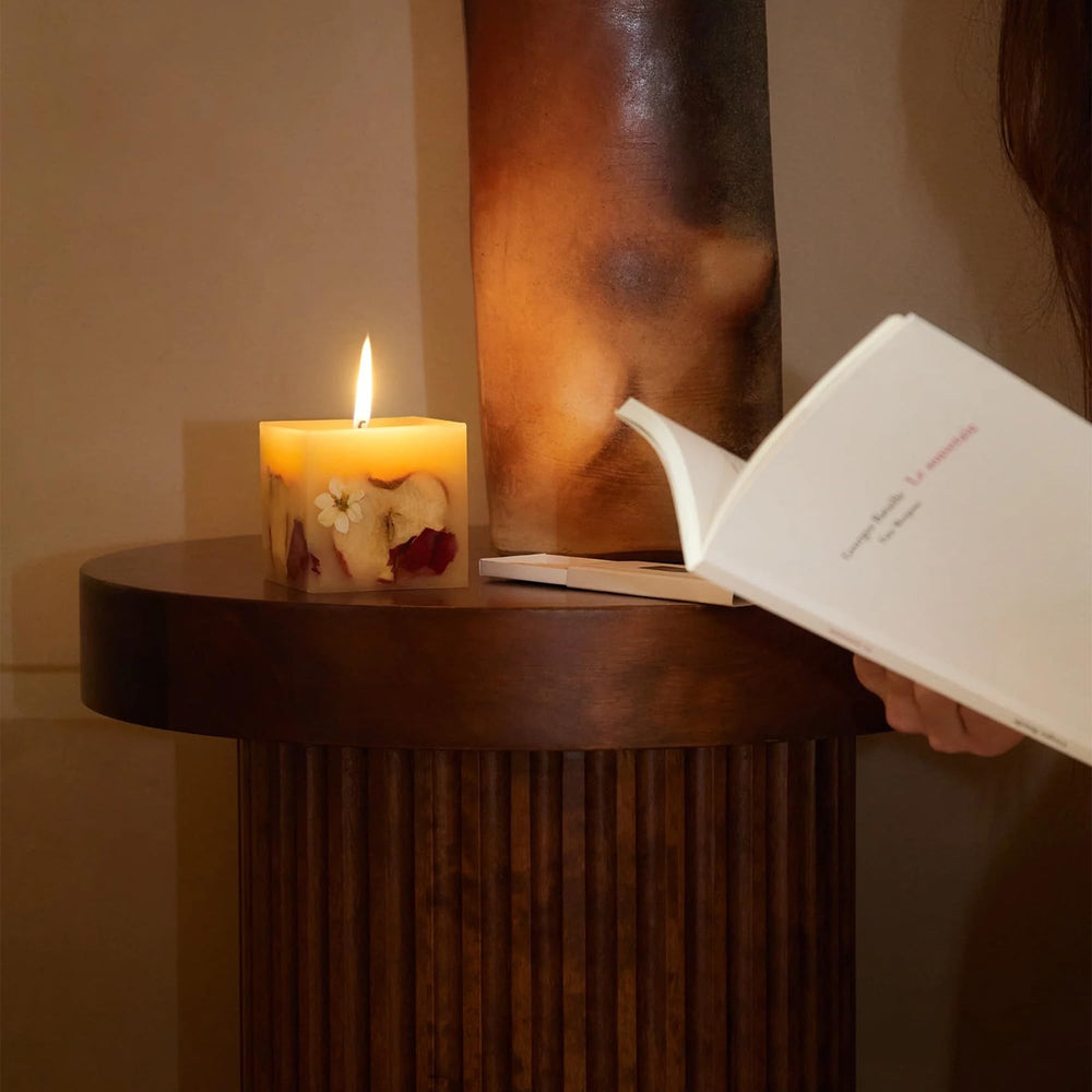 Refillery Haus Small Spiced Apple Cider Candle handcrafted quality enhances home aesthetics.