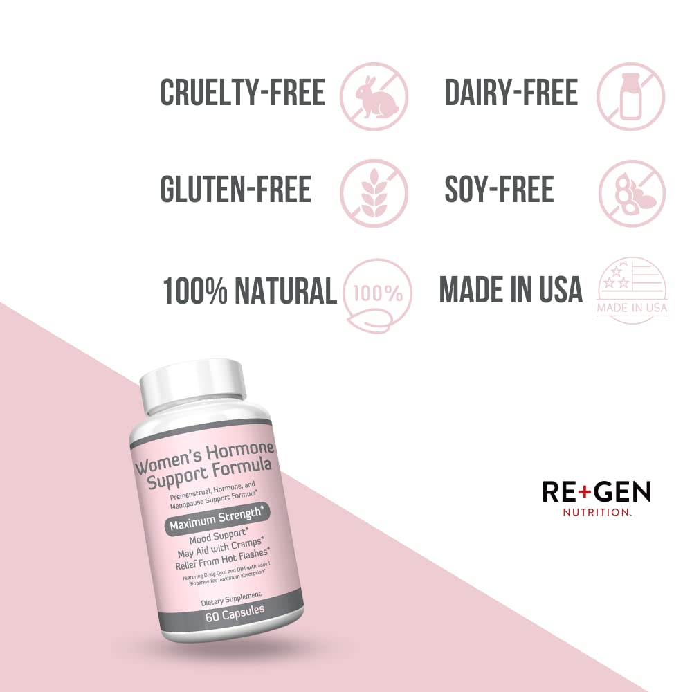 Re+Gen Nutrition dairy-free gluten-free label emphasizes clean ingredients.