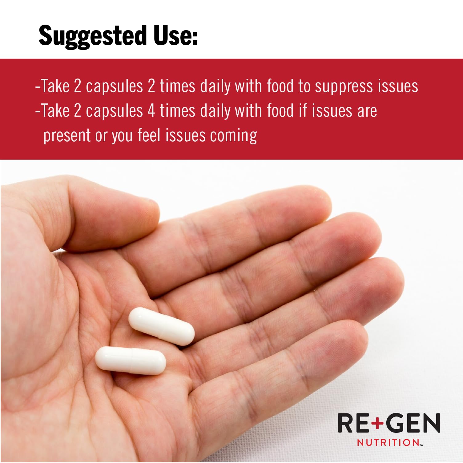 Re+Gen H Rescue bottle with glass of water for convenient daily use.