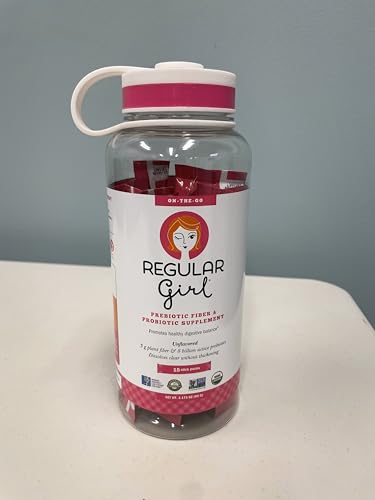 Regular Girl 15 packets close-up, convenient single-use servings.