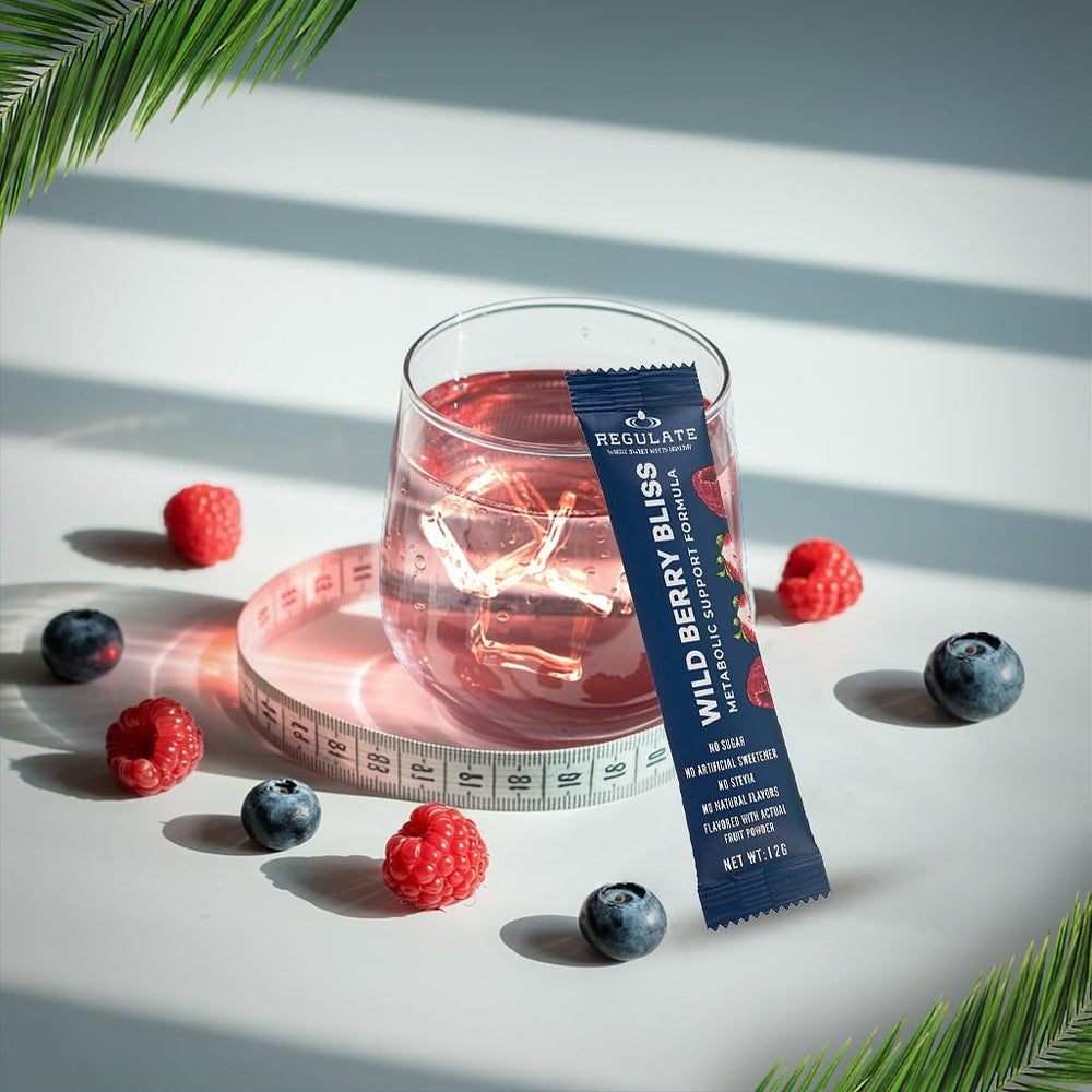 Regulate Wild Berry Bliss on-the-go pack in a bag