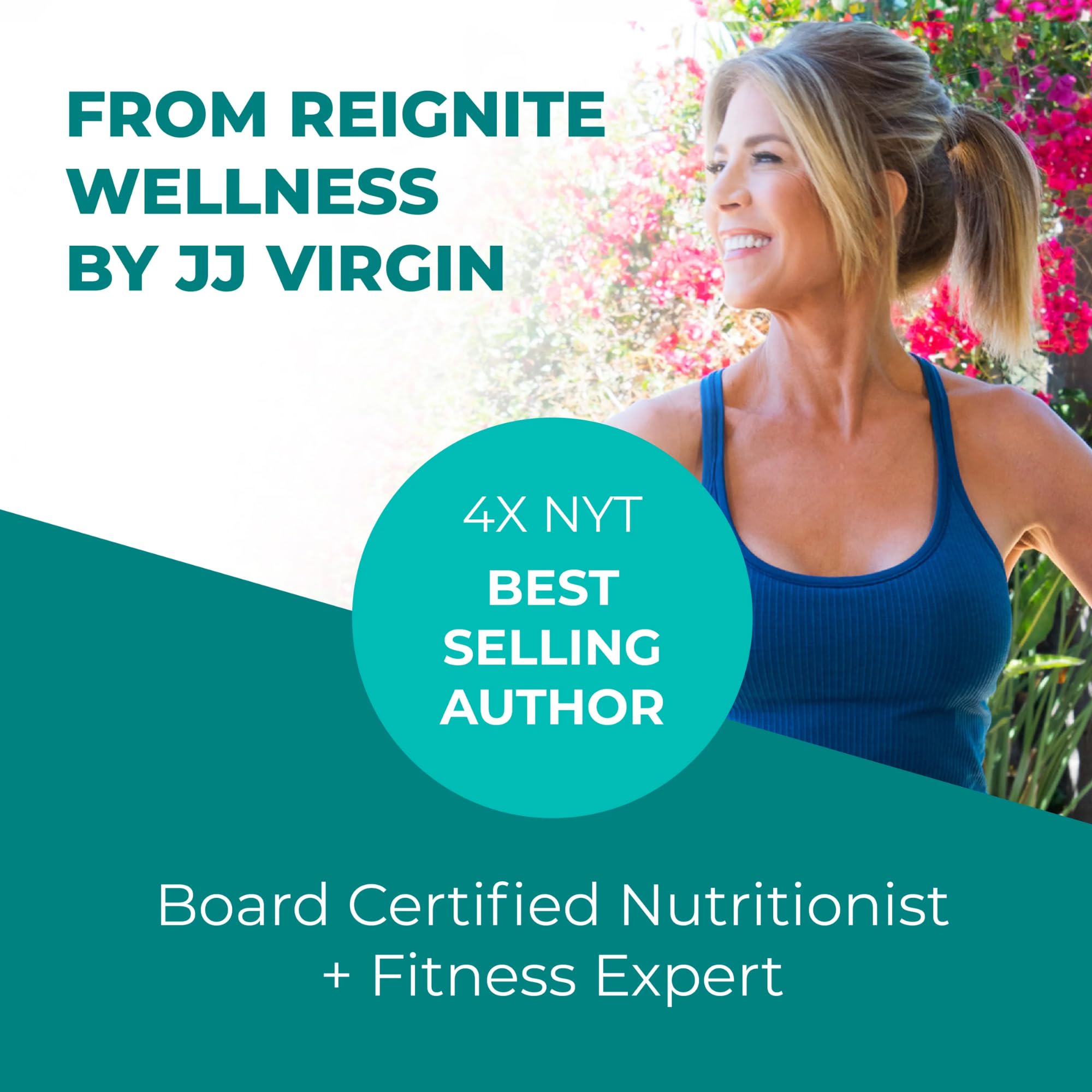 Reignite Wellness capsules beside water for quick daily intake.