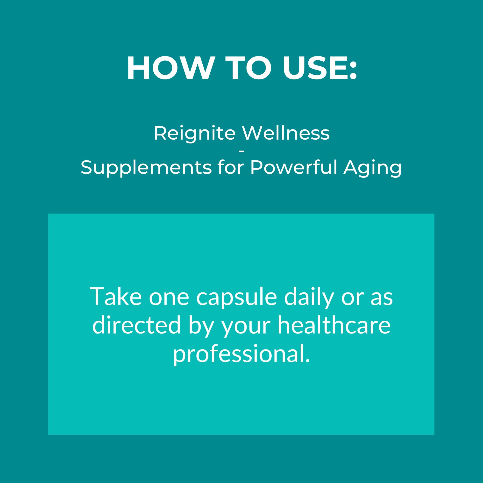 Reignite Wellness daily-use routine with softgels ready to swallow.