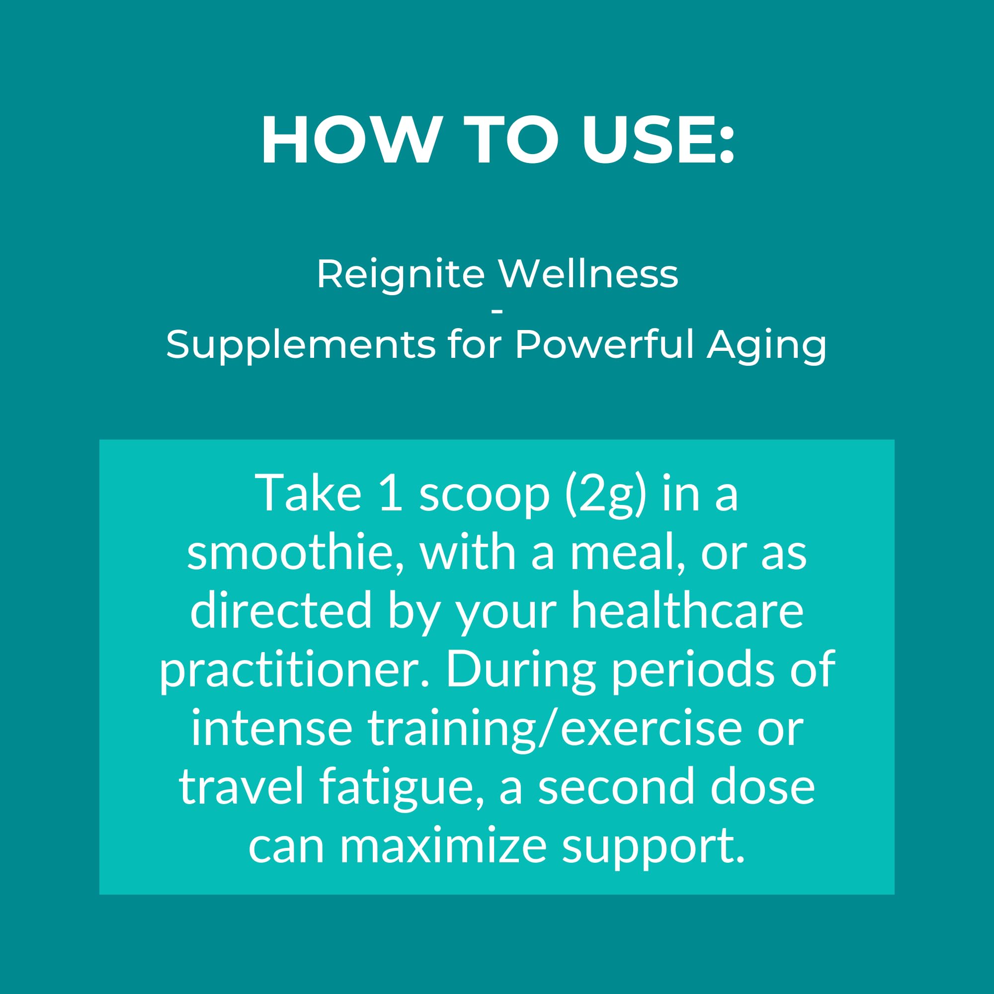 Reignite Wellness SHEatine powder ingredients list demonstrates transparent formulation.