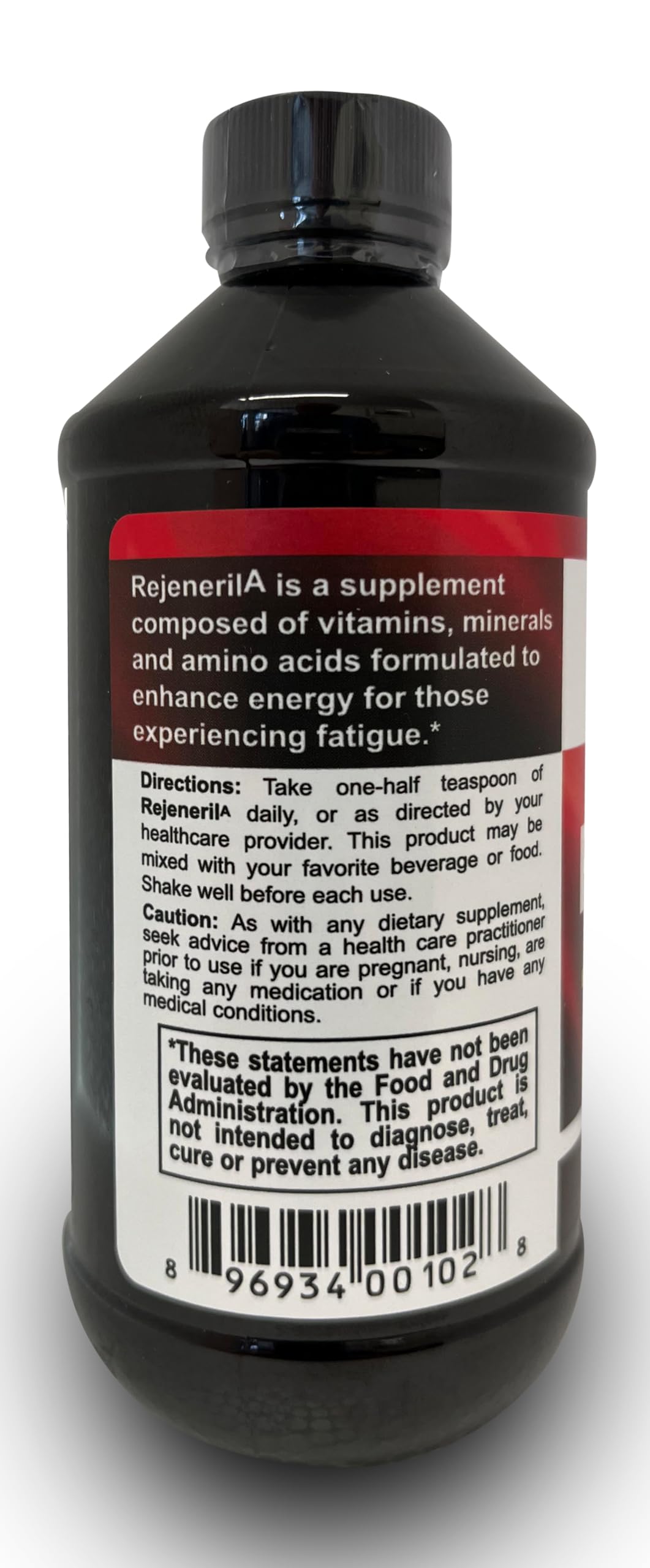 Rejeneril-A daily use visual suggesting half-teaspoon serving for natural energy enhancement