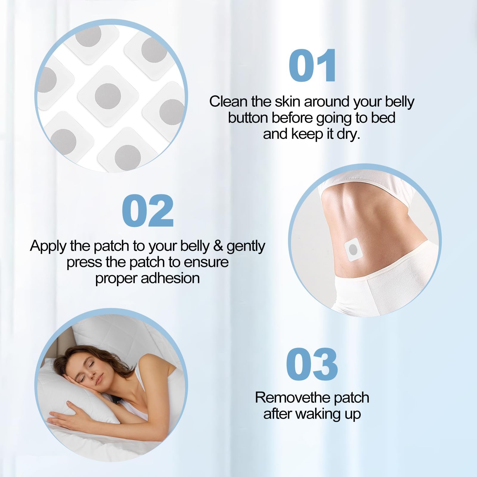 RejuvaCare Ozempatch night application provides overnight support.