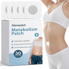 RejuvaCare Ozempatch packaging box showing a month-long supply.