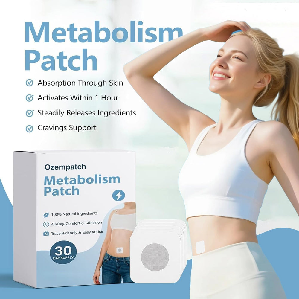 RejuvaCare Ozempatch skin-tone design blends with skin for discreet wear.