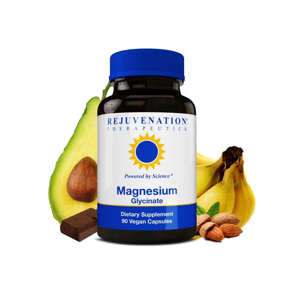 BPA-free bottle with organic vegan magnesium glycinate label