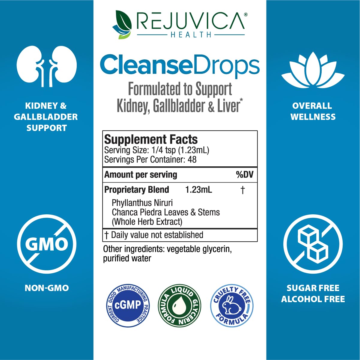 Rejuvica Health Cleanse Drops daily-use supports consistent routine-friendly detox support