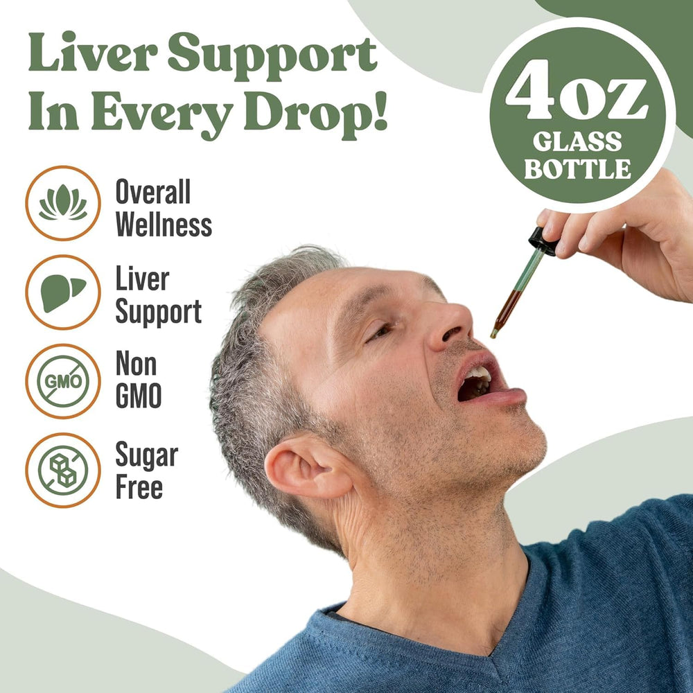 Rejuvica Health Active Milk Thistle drops vegan and non-GMO composition for health-conscious users.