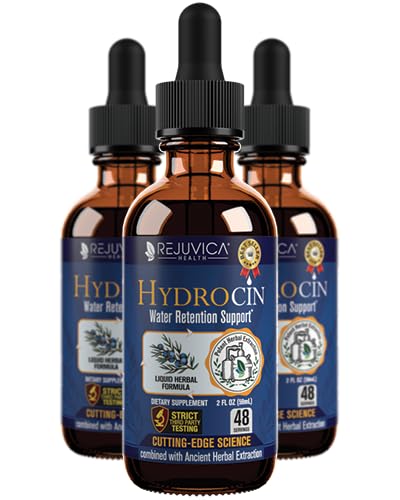 Rejuvica Health Hydrocin bottle pour showing smooth liquid delivery for convenient daily use