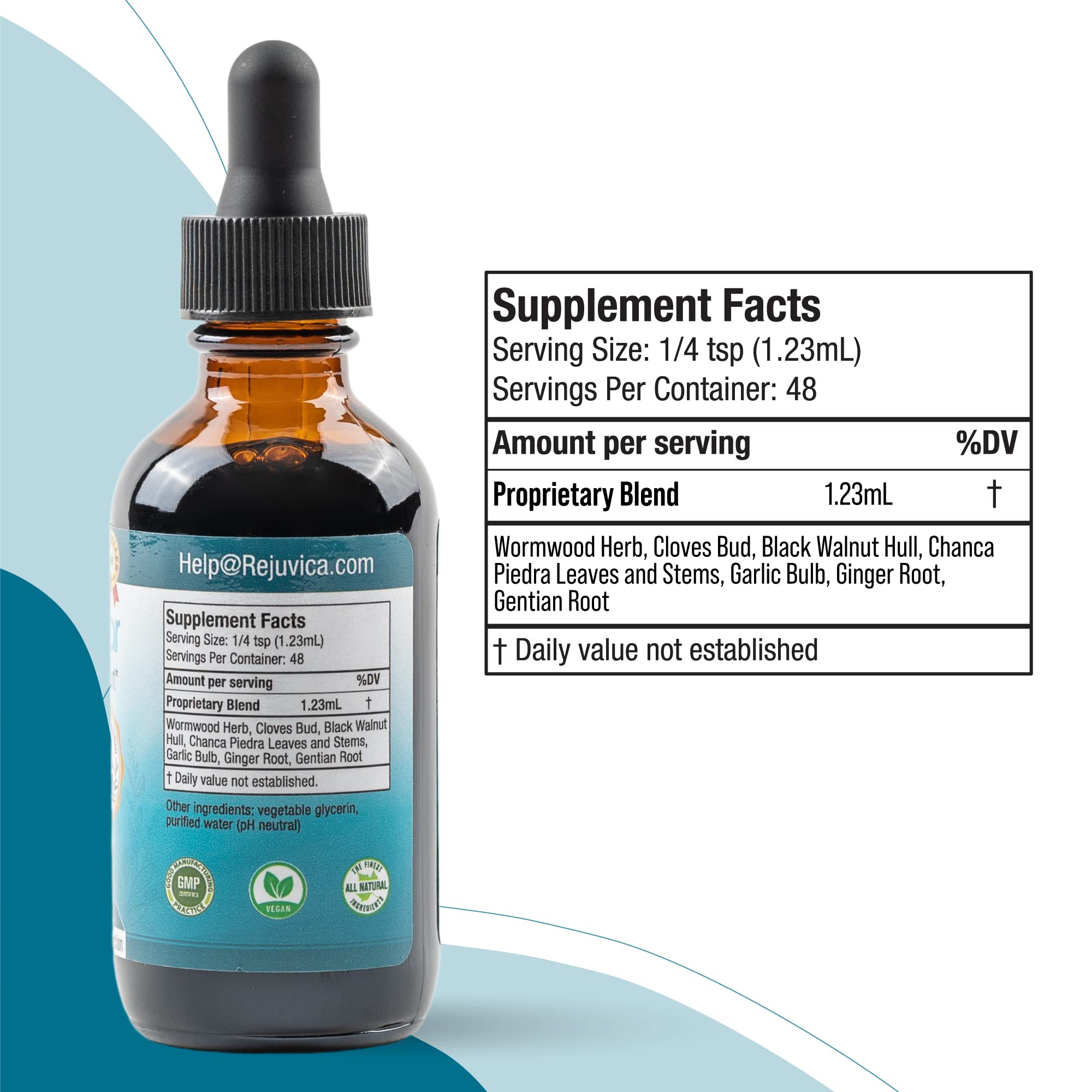 IntestiClear gentian note reflects careful herbal extraction