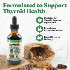 Thyrobin liquid drops ready for quick, easy daily use