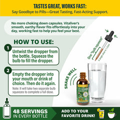 VitaLiver ingredients include milk-thistle for plant-powered support.