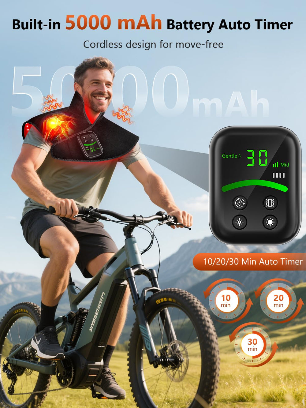 RELEXNOW control panel shows modes for personalized session customization.