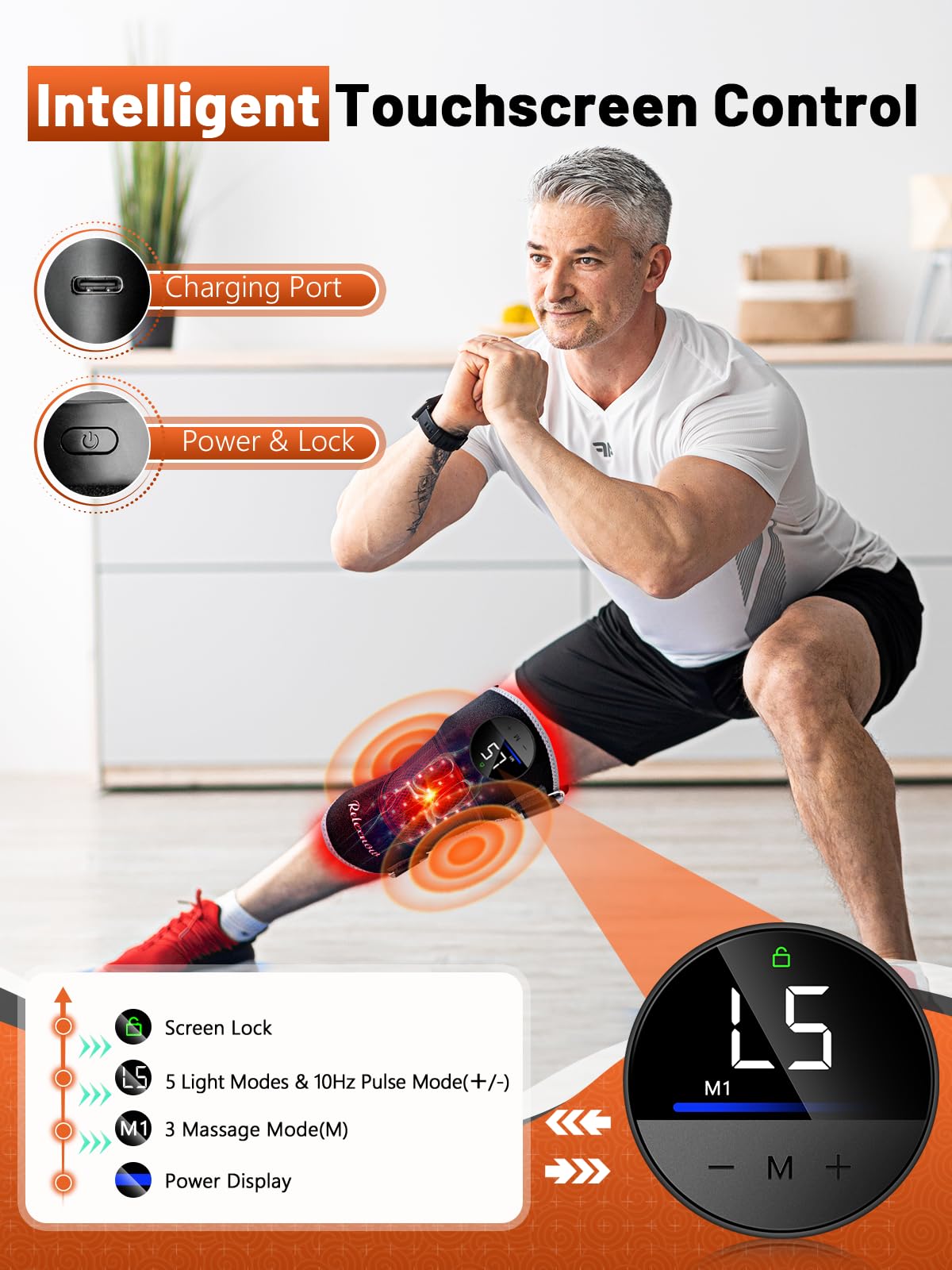 RELEXNOW extension strap adapts for elbows and shoulders on the go