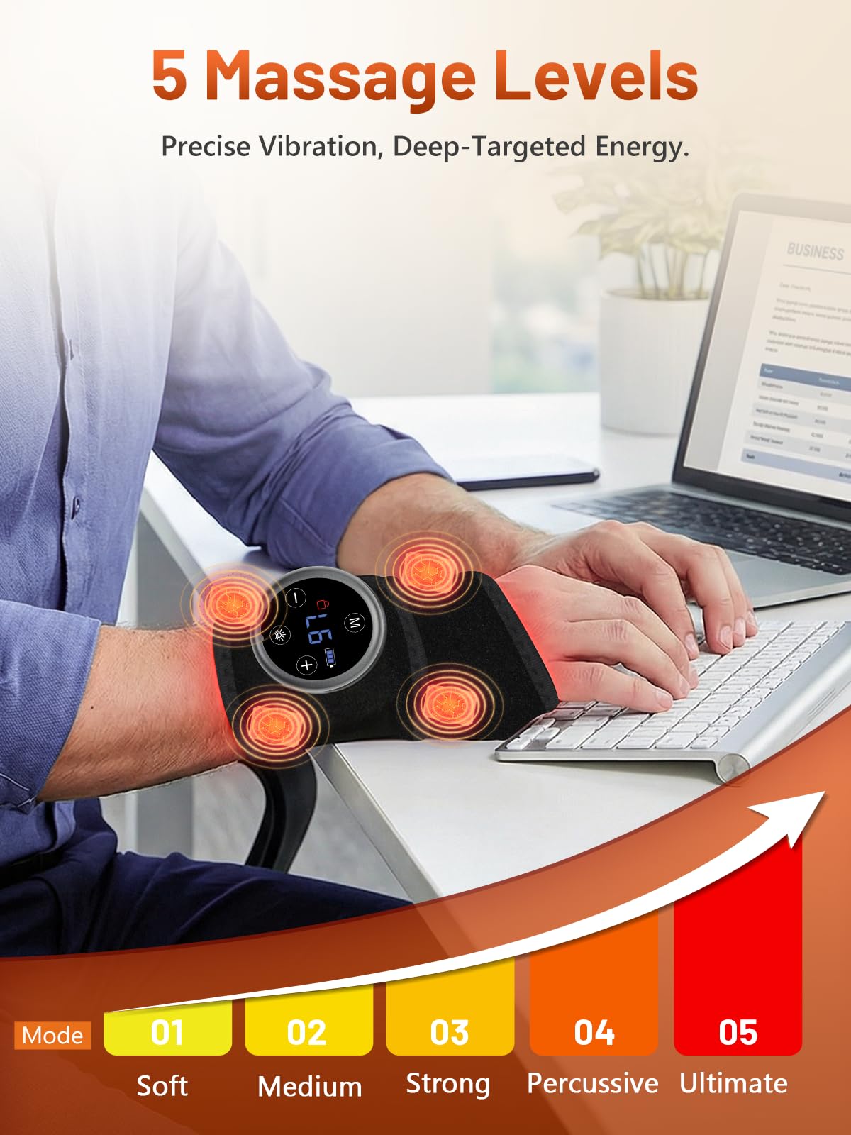 RELEXNOW graphene heating technology rapidly generates warmth and steady heat.