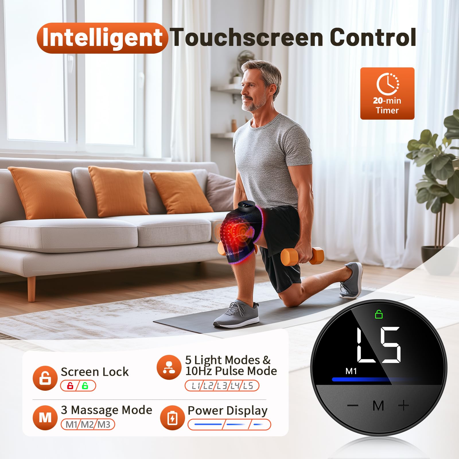 660nm and 850nm red light therapy penetrates tissues effectively.