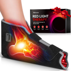 RELEXNOW red light foot therapy shoe pair for surface relaxation and comfortable wear