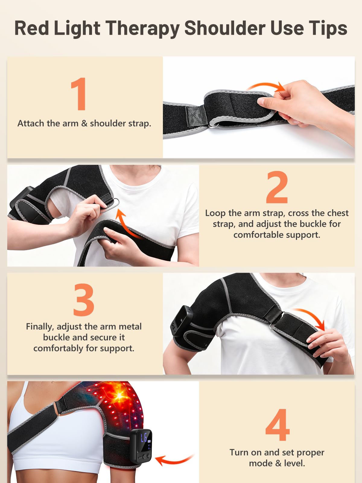 RELEXNOW wearing tips avoid light absorption from thick fabrics
