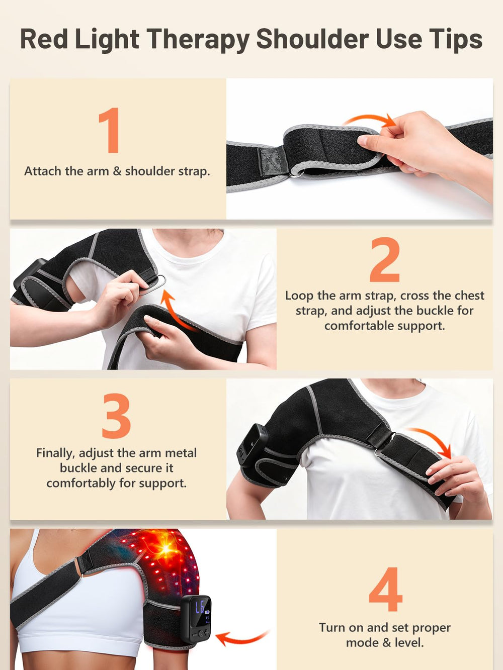 RELEXNOW wearing tips avoid light absorption from thick fabrics