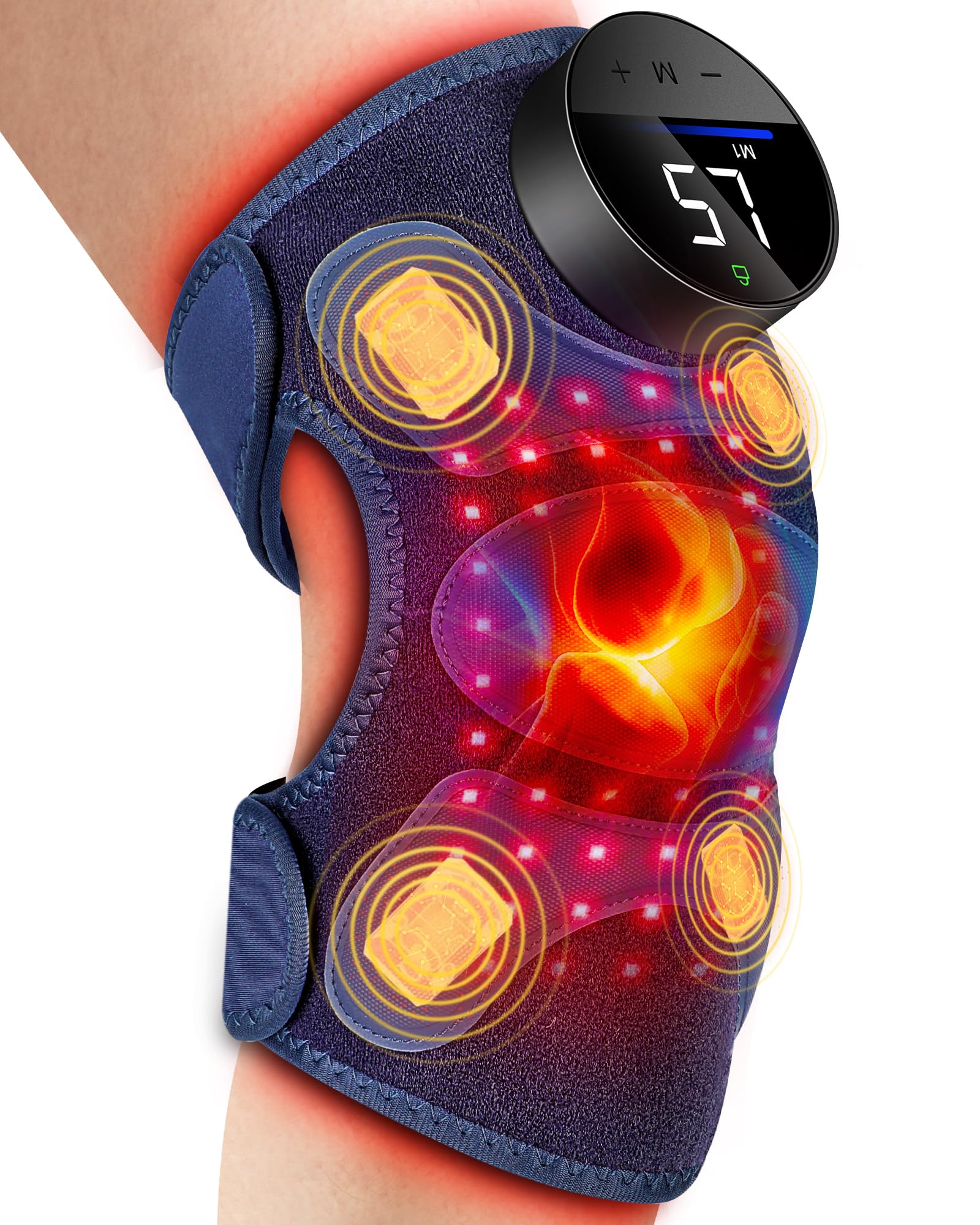 RELEXNOW upgraded 2.0 knee brace closeup highlighting ergonomic fit for daily knee comfort.