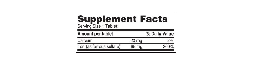 Reliable-1 Ferrous Sulfate pack3 image highlights three bottles for convenient iron supplementation.