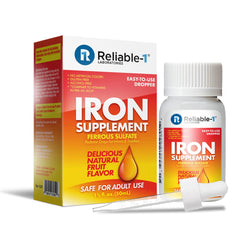 Reliable-1 ferrous sulfate drops easy dosing with dropper for families