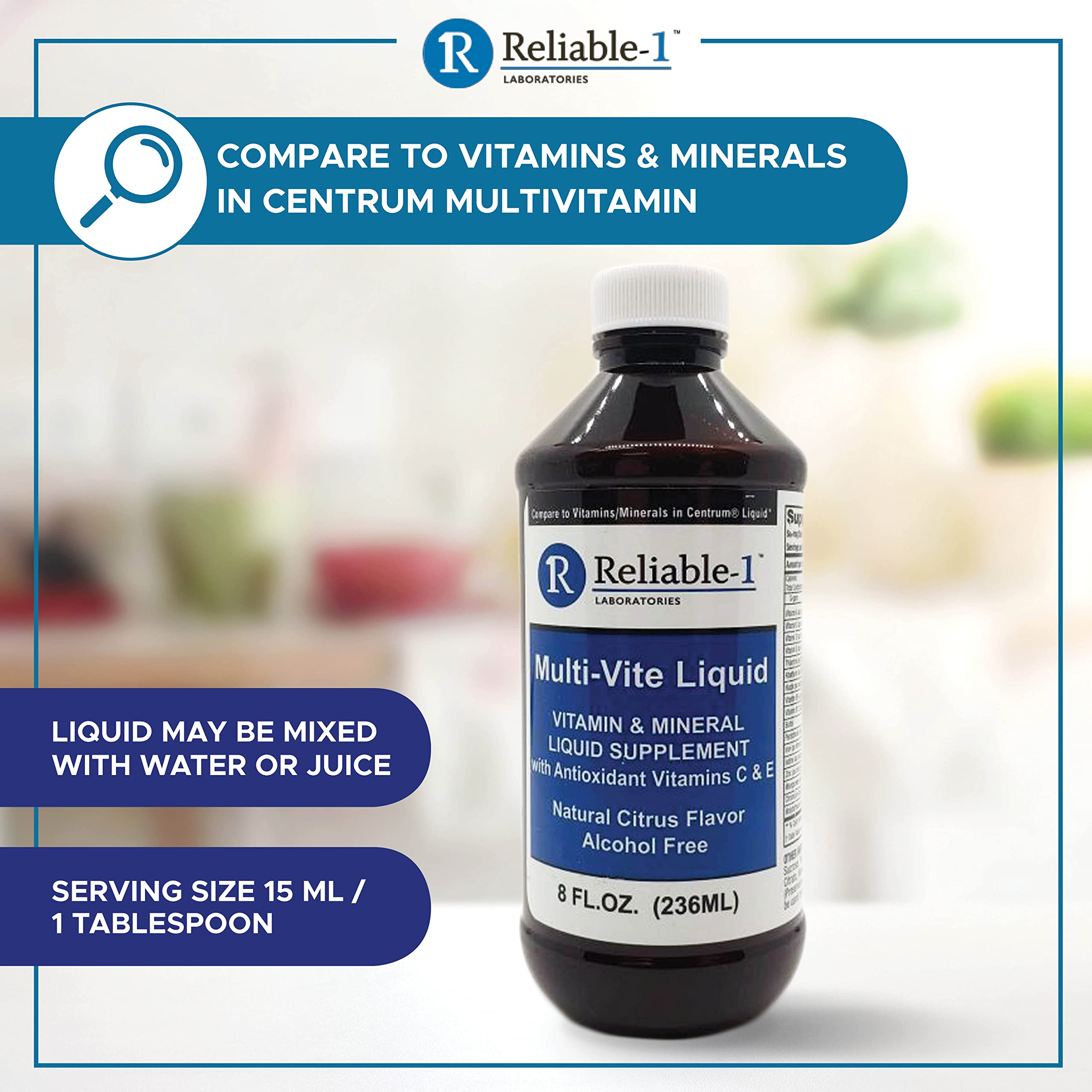 Reliable-1 Multi-Vite featured in a simple morning routine