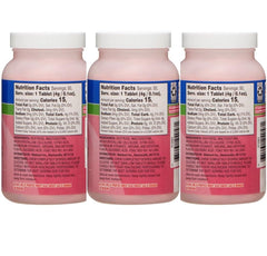 Relion fruit punch glucose tablets close-up, portable bottle for quick use
