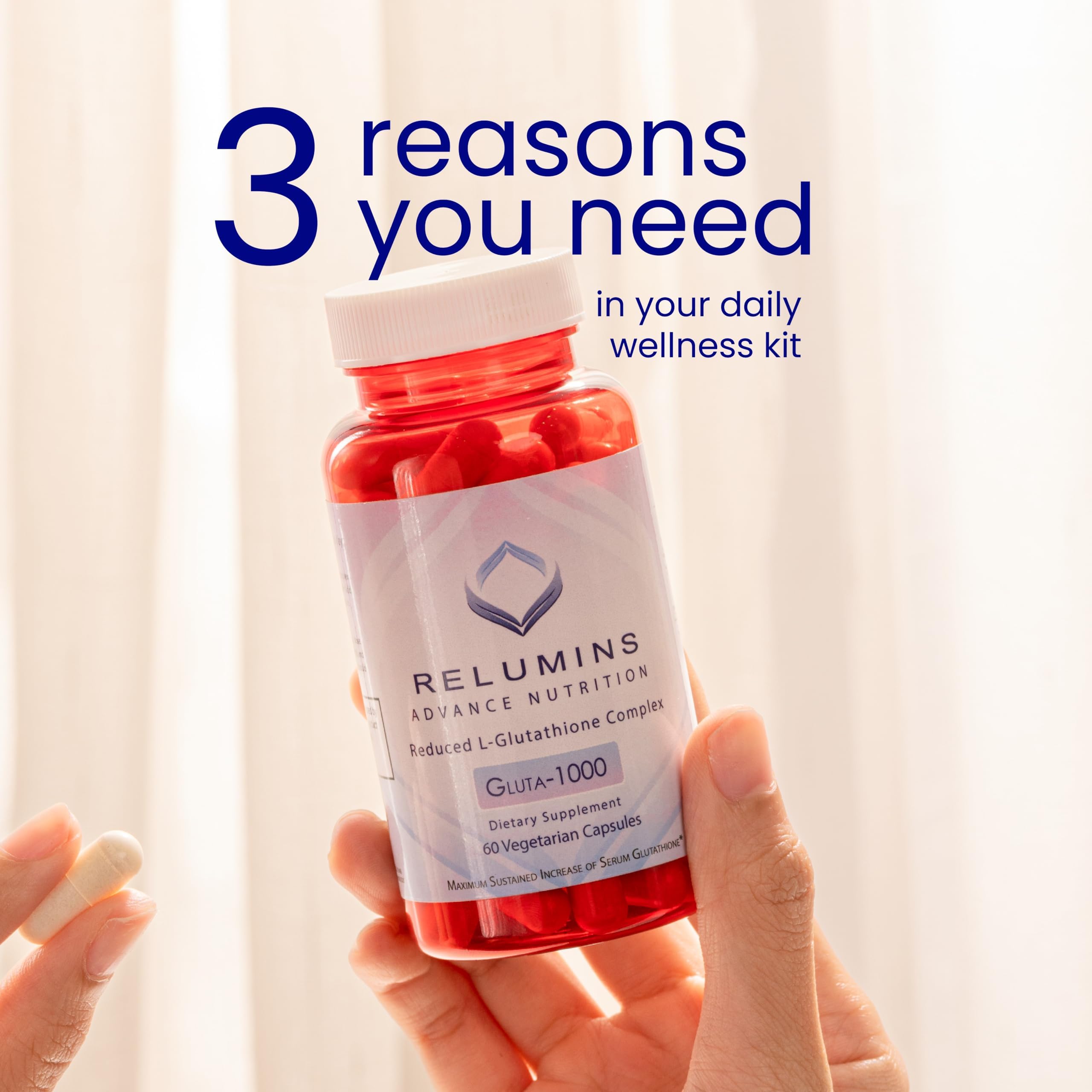 Relumins Glutathione 1000mg packaging boxes displayed as gift-ready
