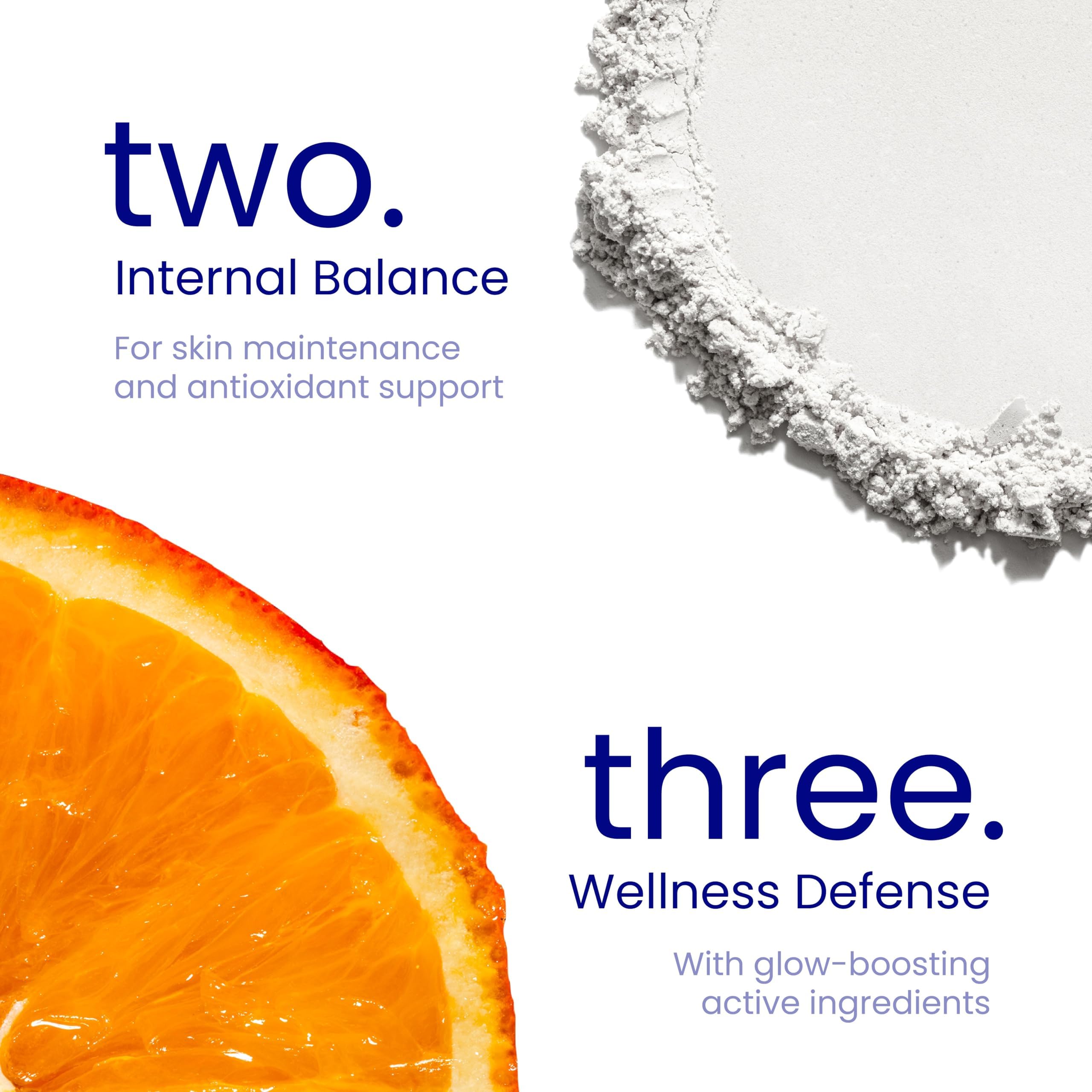 Relumins L-Glutathione holiday gift pack on festive background