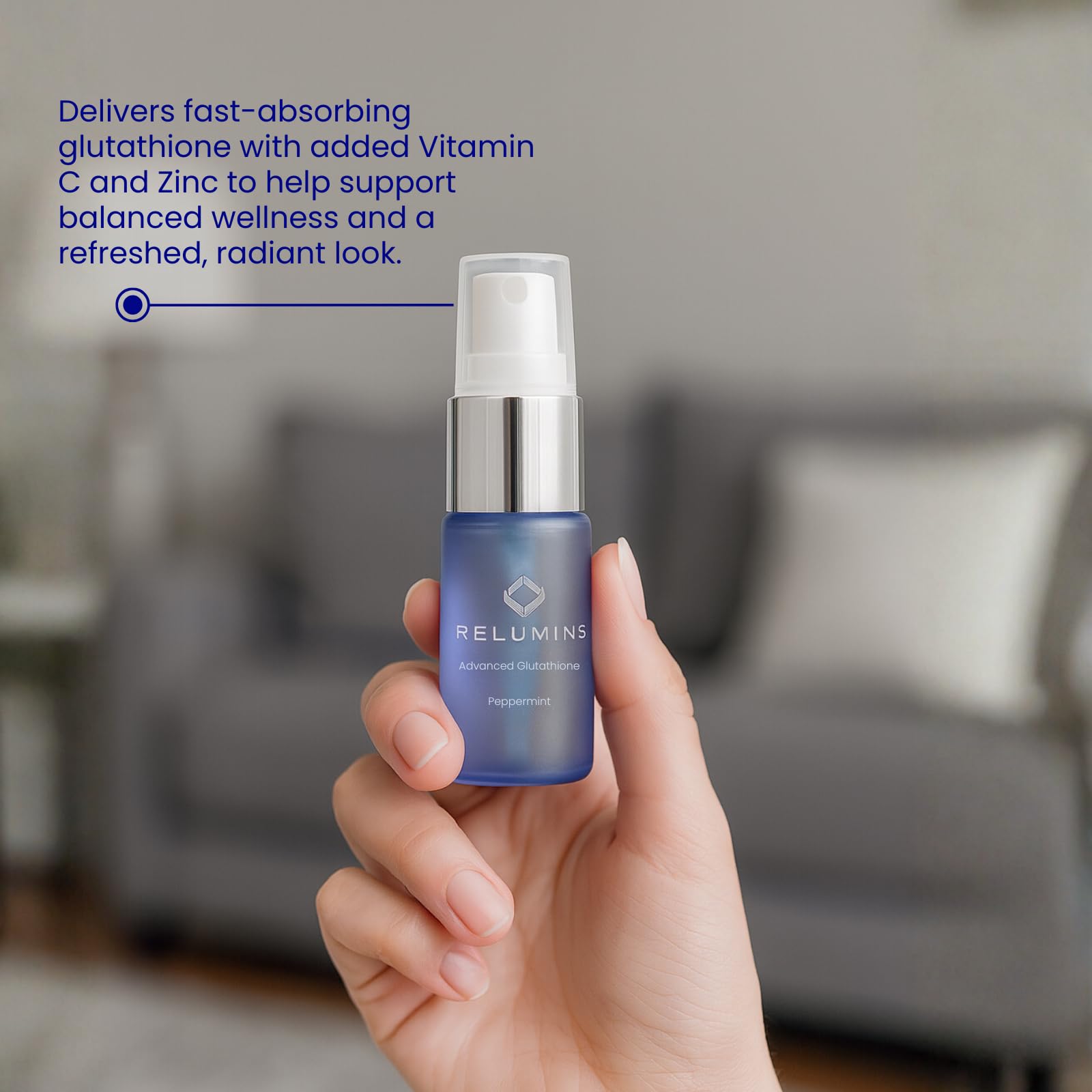 Relumins glutathione spray travel with luggage for on-the-go support.