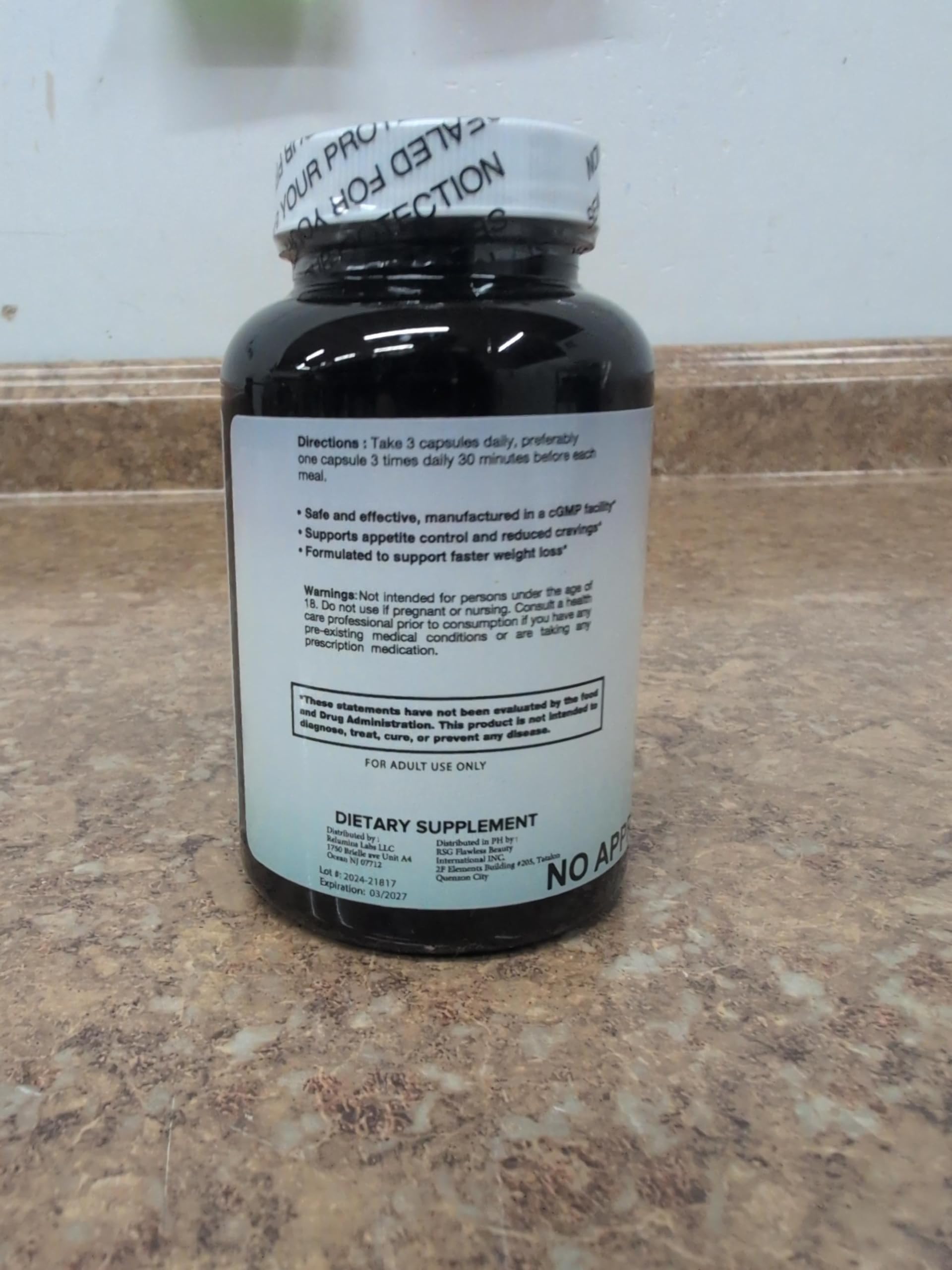 Relumins skin glow visual shot hints at radiant complexion from daily supplementation