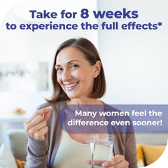Remifemin Good Night tablets close-up, showing tablet shape and non-hormonal support.