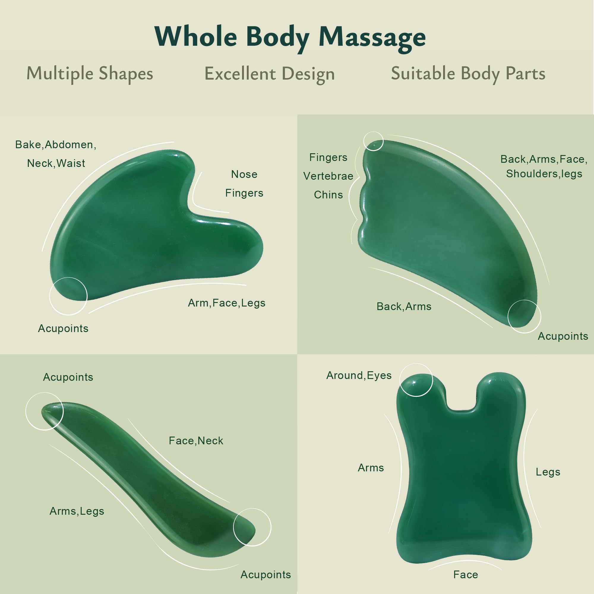 Rena Chris Guasha foot tool relieves tension and promotes relaxation after long days.