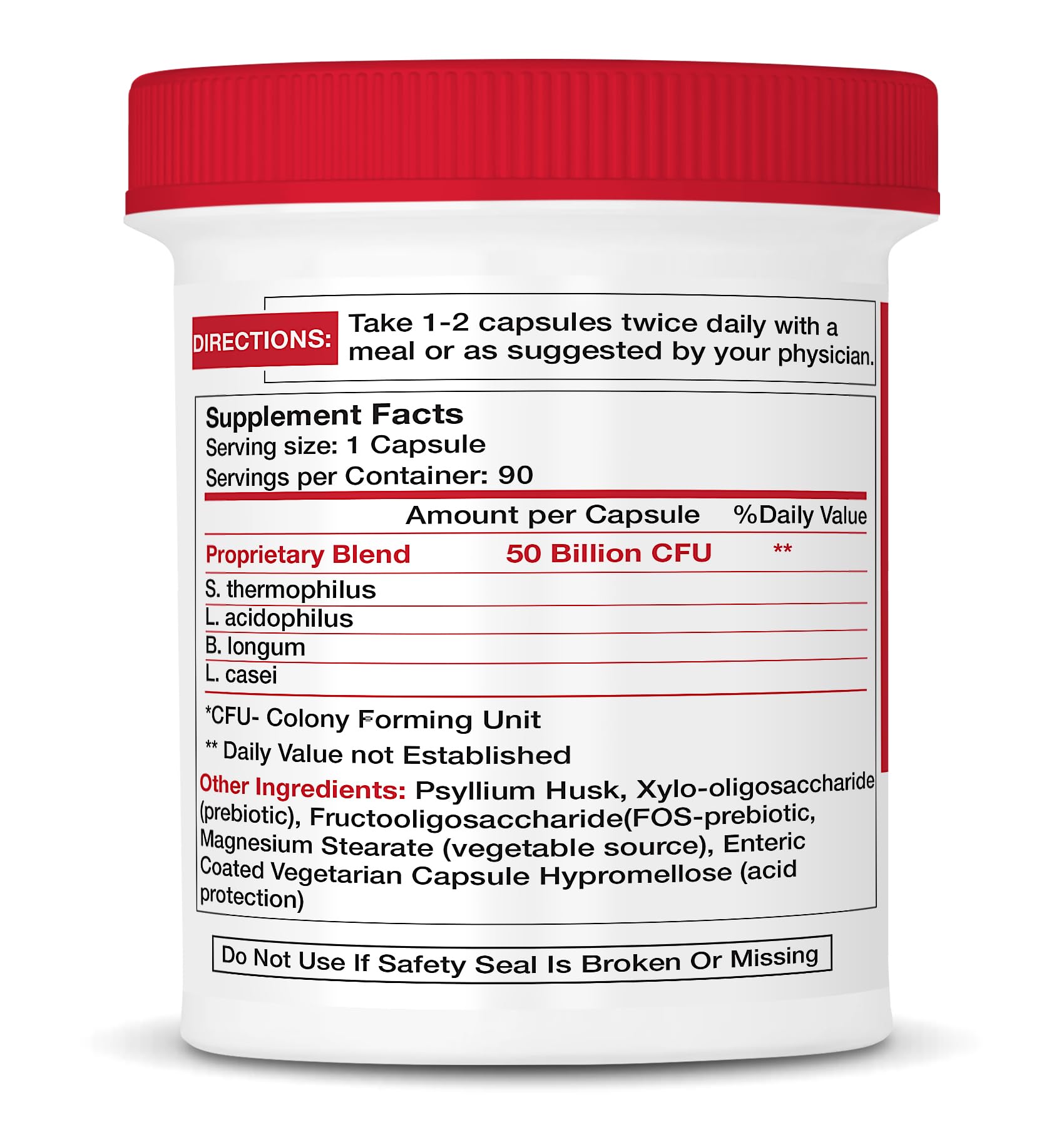 RENAMAX 50B CFU capsule close-up for high potency support