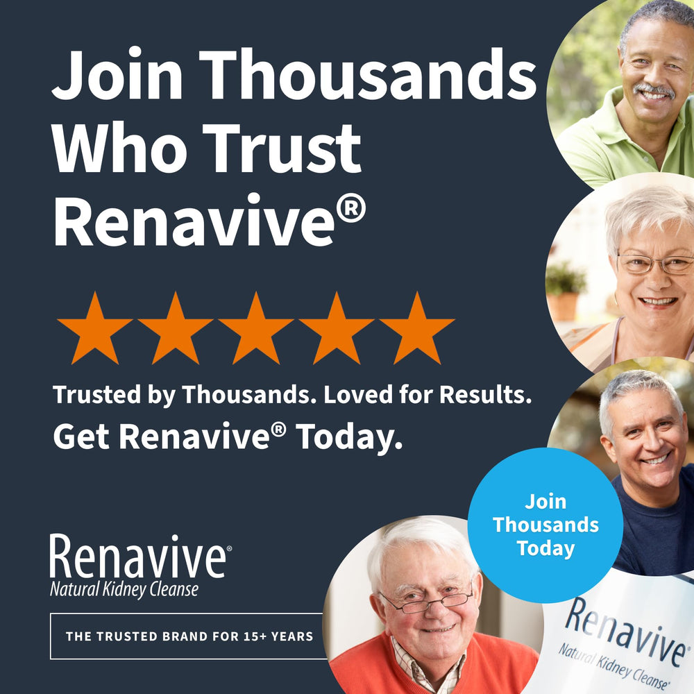 Renavive Kidney Cleanse value pack showing 60 capsules bottle