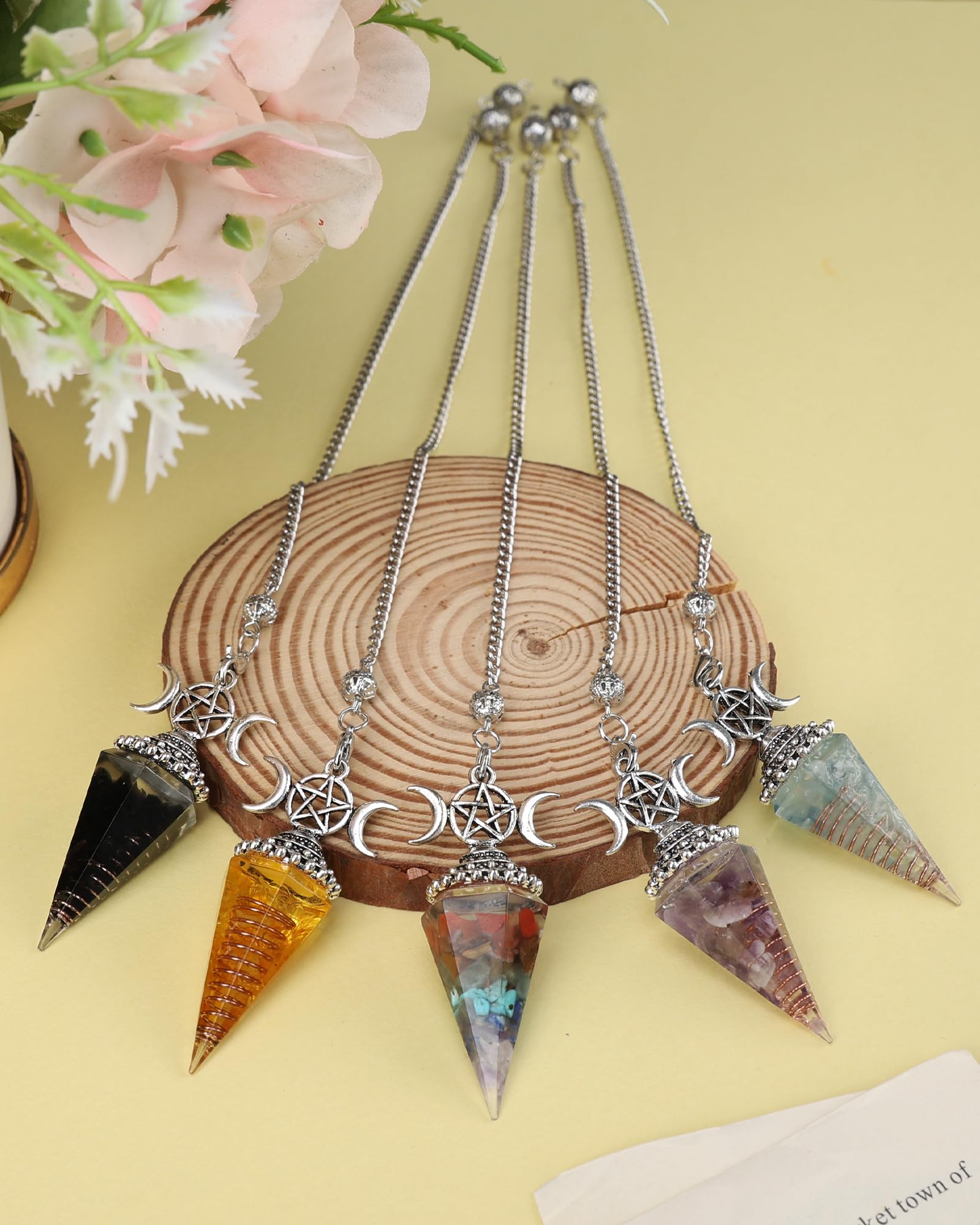 RENEMEGO lapis lazuli chakra stone encourages intuition during divination sessions