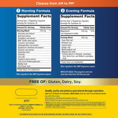 Front box of Renew Life Cleanse Smart Total Body with branding