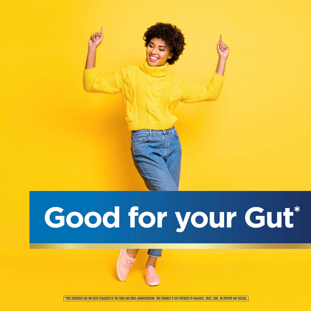 Lifestyle-friendly label noting gluten-free and soy-free formulation