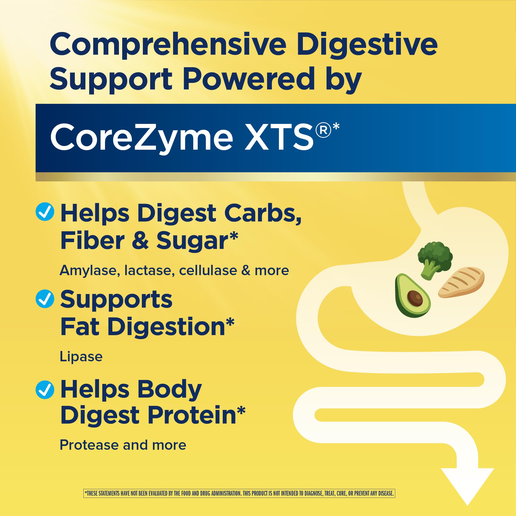 Renew Life DigestMore plant-based enzymes image conveys natural support for digestion.