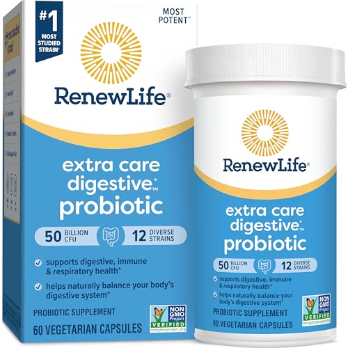 Family using Renew Life probiotic bottle in daily wellness routine