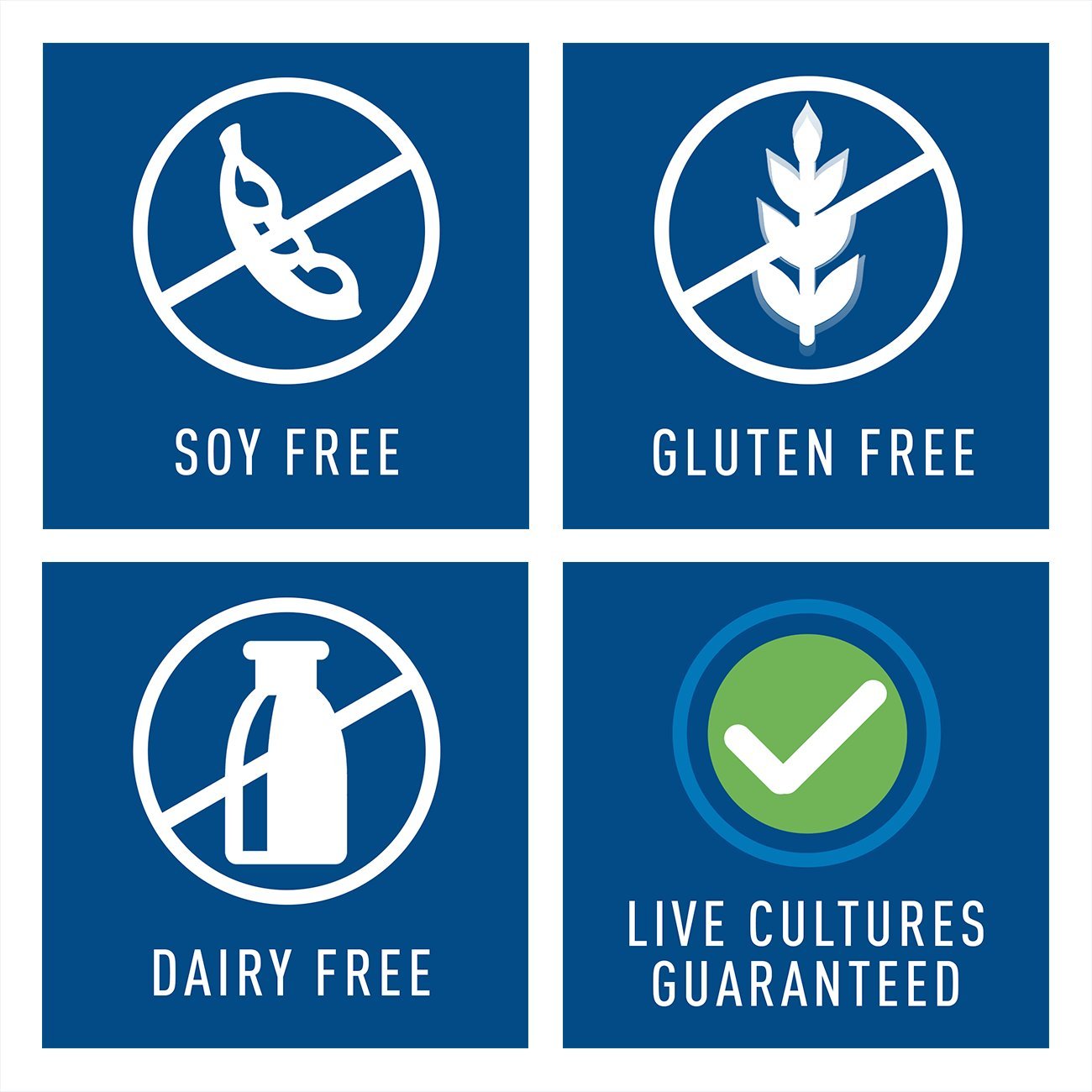 Renew Life Go Pack capsules—dairy-free and gluten-free daily probiotic.
