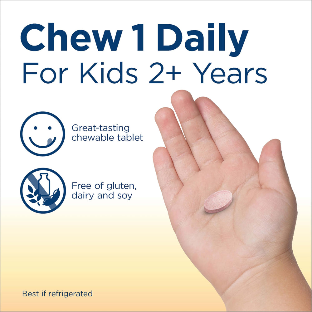 Renew Life Kids Probiotic 30-count bottle ready for family use