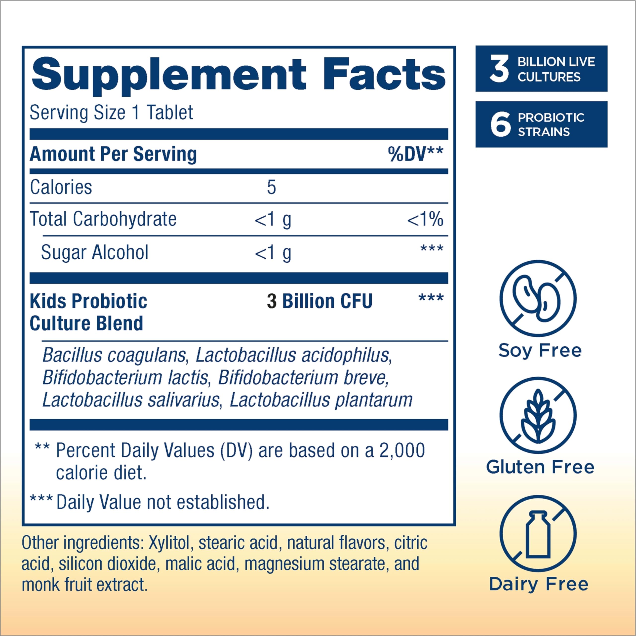 Renew Life Kids Probiotic six-strains blend highlighted for diverse gut health support