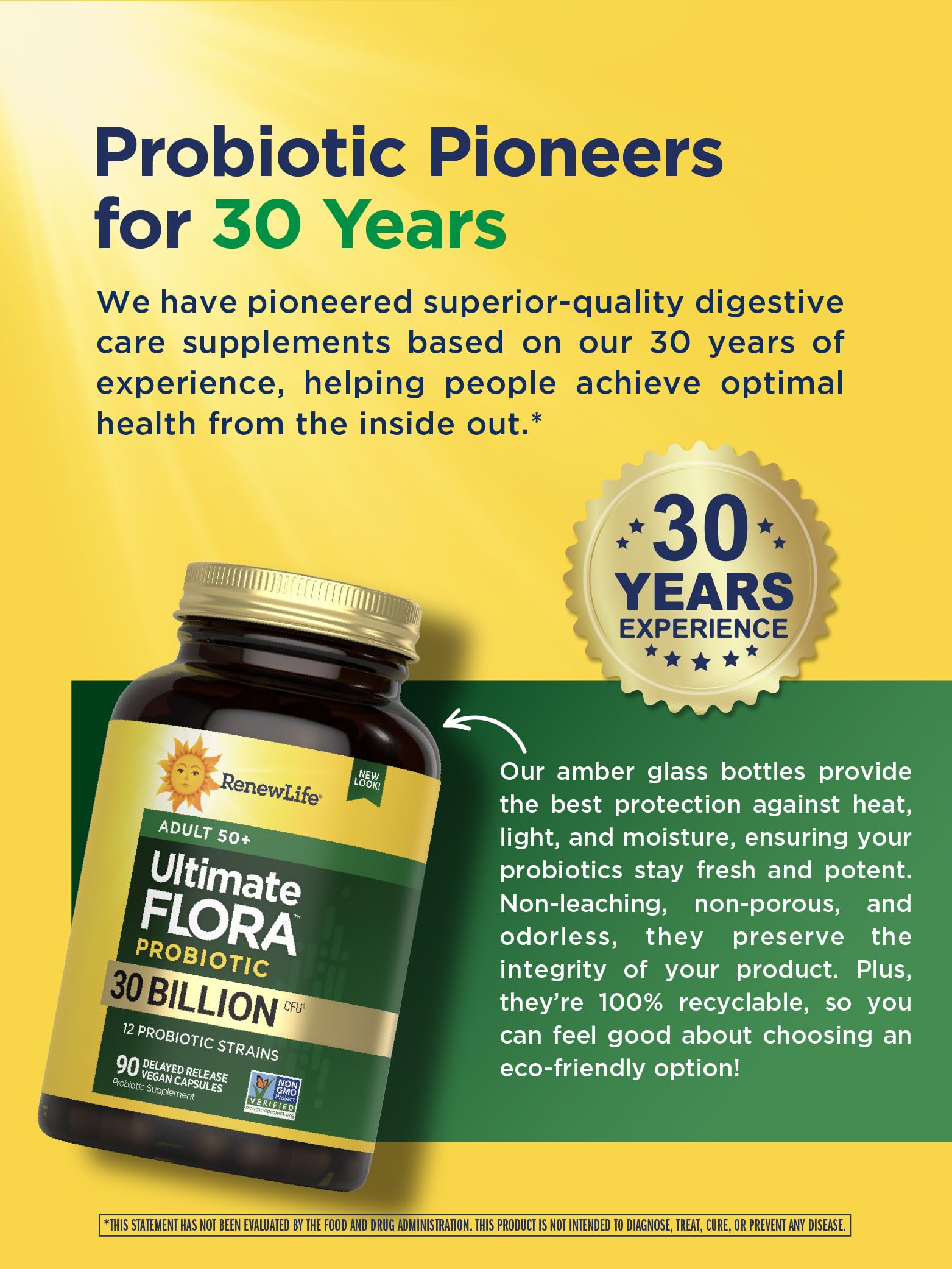 One capsule daily with or without food supports convenience
